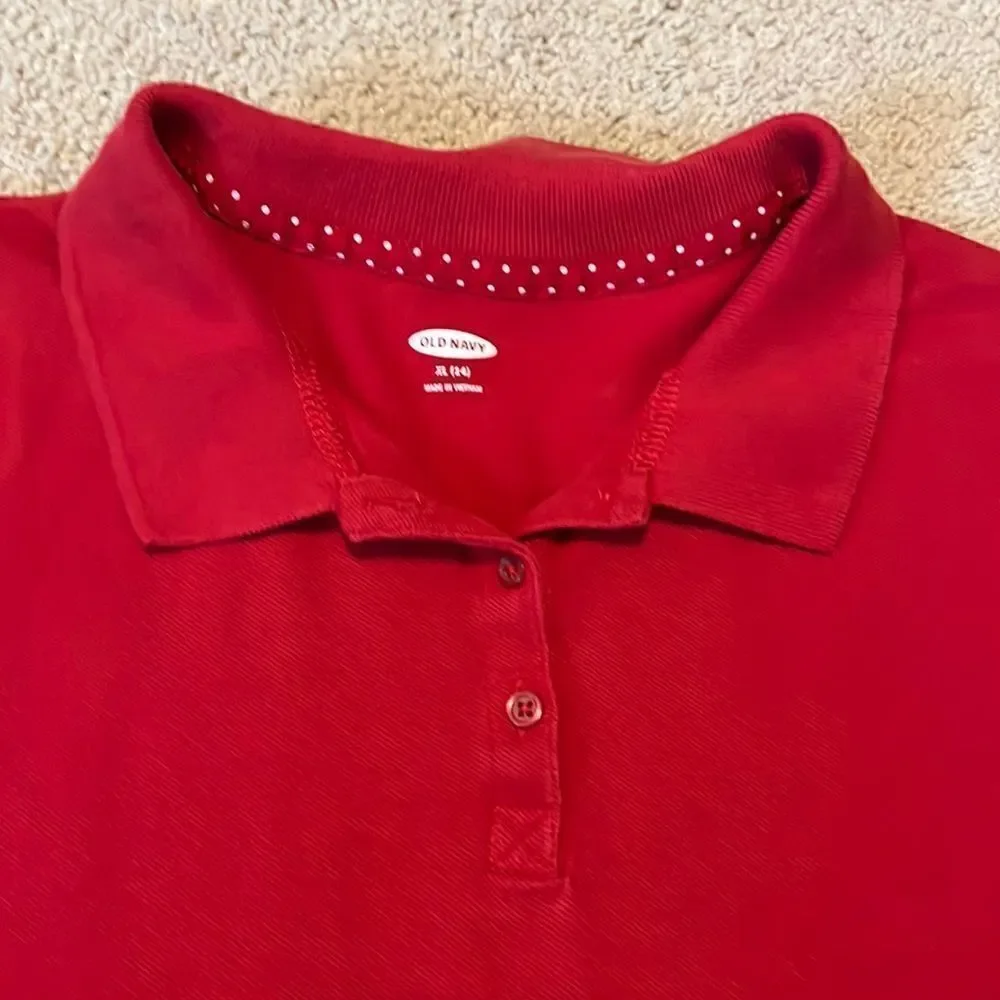 Girls Old Navy Size XL 14 Uniform Polo Shirt In Good Condition